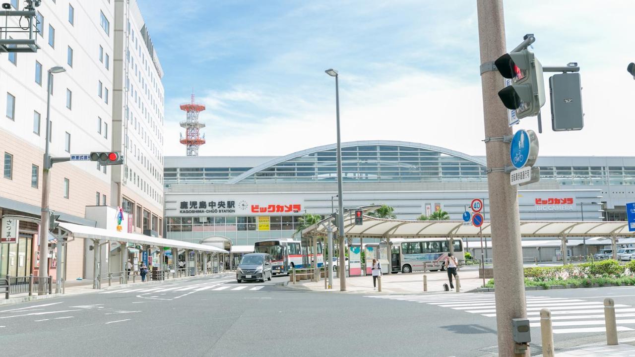 Toyoko Inn Kagoshima Chuo Eki Nishi Guchi Dış mekan fotoğraf